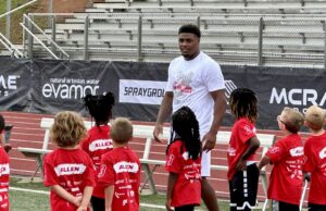 CJ Allen Inspires the Next Generation of Players at First Annual Camp