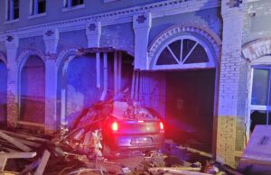 Barnesville High-Speed Chase Ends in Crash at Historic Murphey Building
