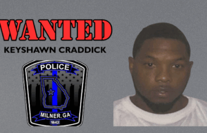 Milner Police Department: Wanted Suspect, Keyshawn Craddick