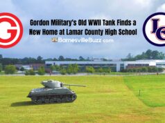 Gordon Military’s Old WWII Tank Finds a New Home at LCHS