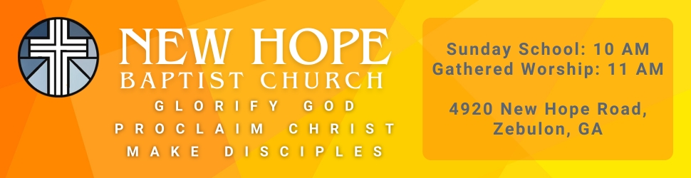 New Hope Baptist Church Ad