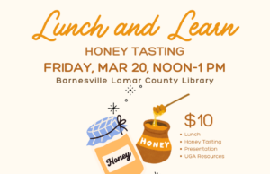 Lunch and Learn Honey Tasting Set for March 20 at Barnesville Library