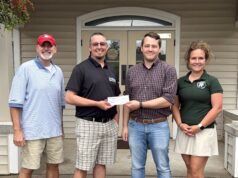 Barnesville-Lamar Chamber Delivers Fire Relief Checks to Businesses Impacted by Market Street Fire